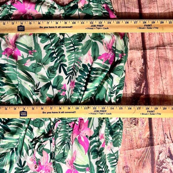 Old Navy Women's Size Medium Floral Cami Jumpsuit Multicolor Summer Casual - Picture 12 of 13